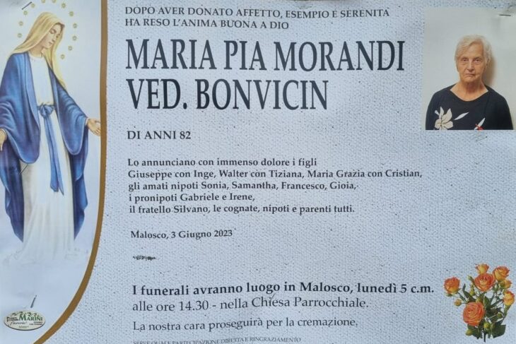 + Maria Pia Morandi – Malosco