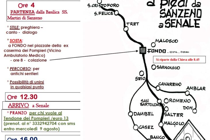 Pellegrinaggio Sanzeno-Senale