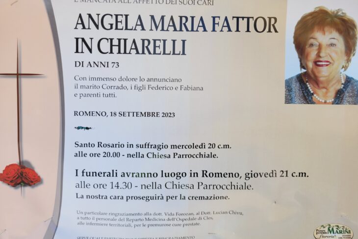 + Angela Maria Fattor – Romeno