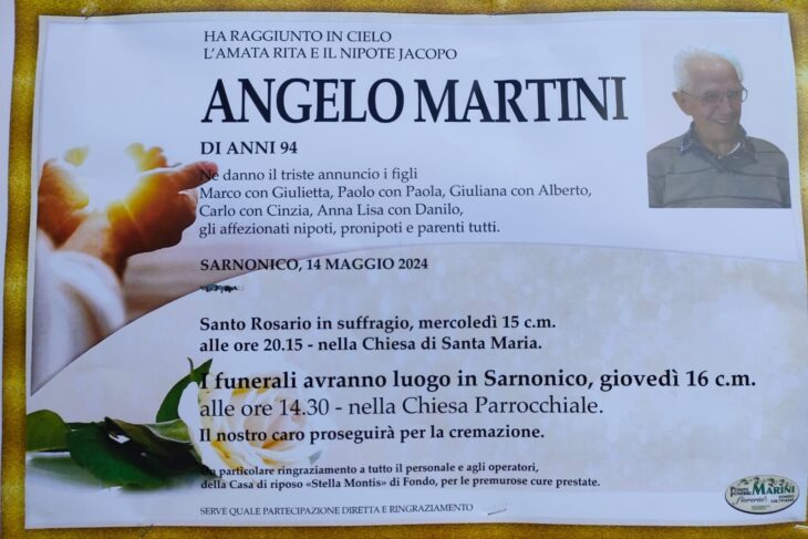 + Angelo Martini – Sarnonico